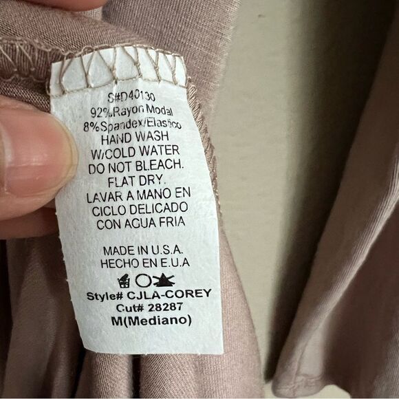 Carly Jean Los Angeles Corey Taupe Maxi Dress - Picture 6 of 11